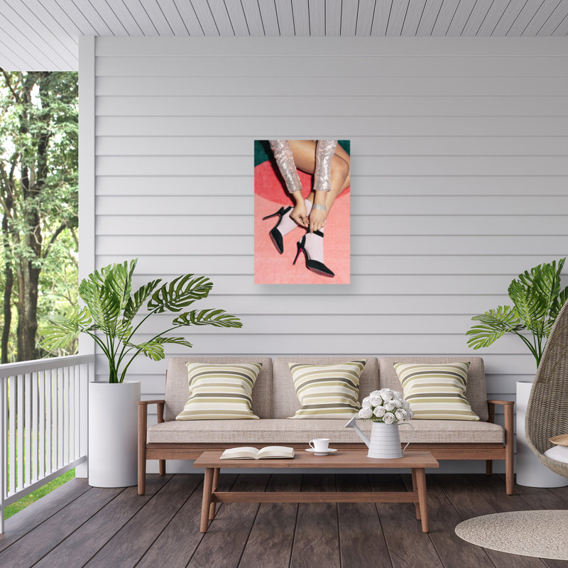 1X Studio III Préparez-vous - rose, H 19 po x l 12 po x P 1,5 po