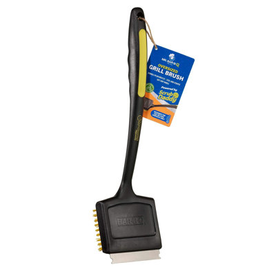 Mr BarBQ Oversized Grill Brush Powered by Scrub Daddy