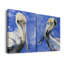 Pelican Pool I - Toile tendue avec châssis de qualité supérieure - Prêt à accrocher-518095563