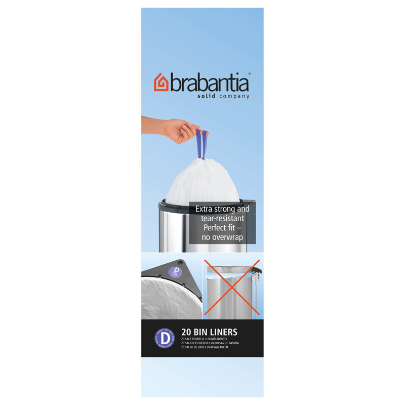 15L Bin Liners (20 Pack)