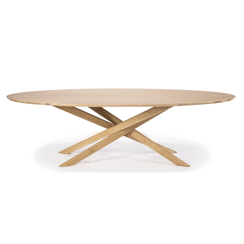 Mikado Oval Solid Oak Dining Table