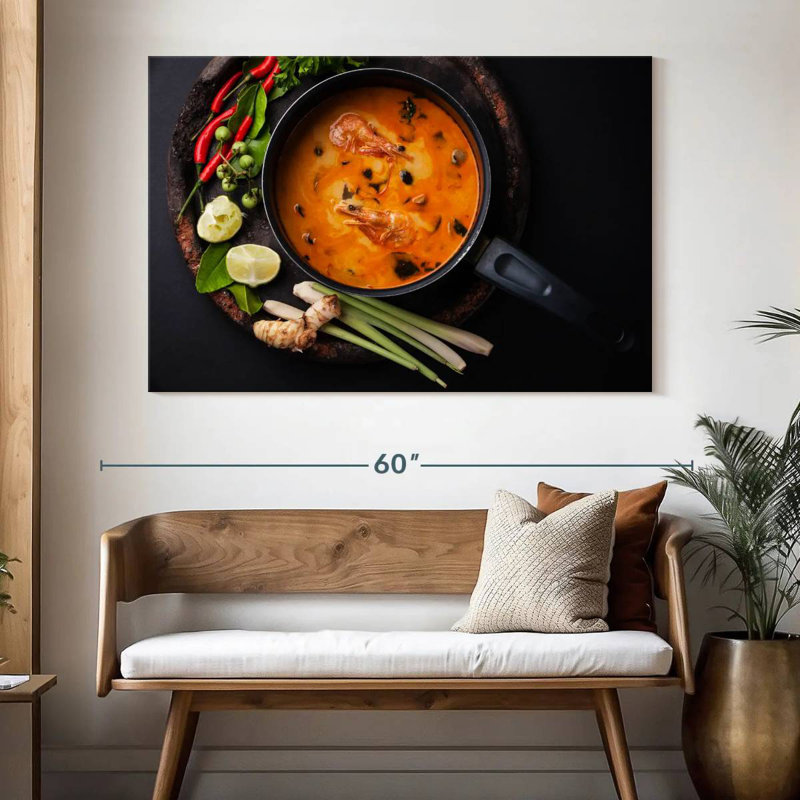 Soupe Yamlin Tom Yam, H 34 po x l 51 po