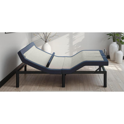 California King Adjustable Bed Base with Head/Foot Tilt and Lumbar Position Adjustment