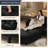 107 Inch Modular Sectional Sofa With Reversible Chaise Ottoman And Storage Pockets
