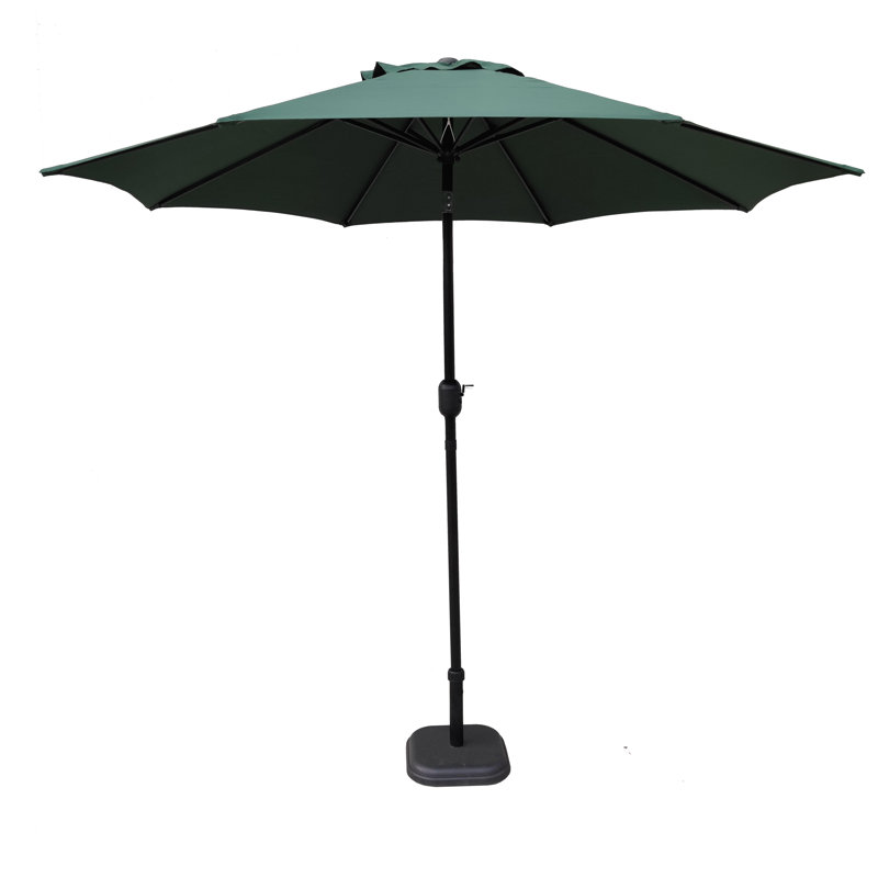 Parasol de marché terreux 108 po, Vert foncé