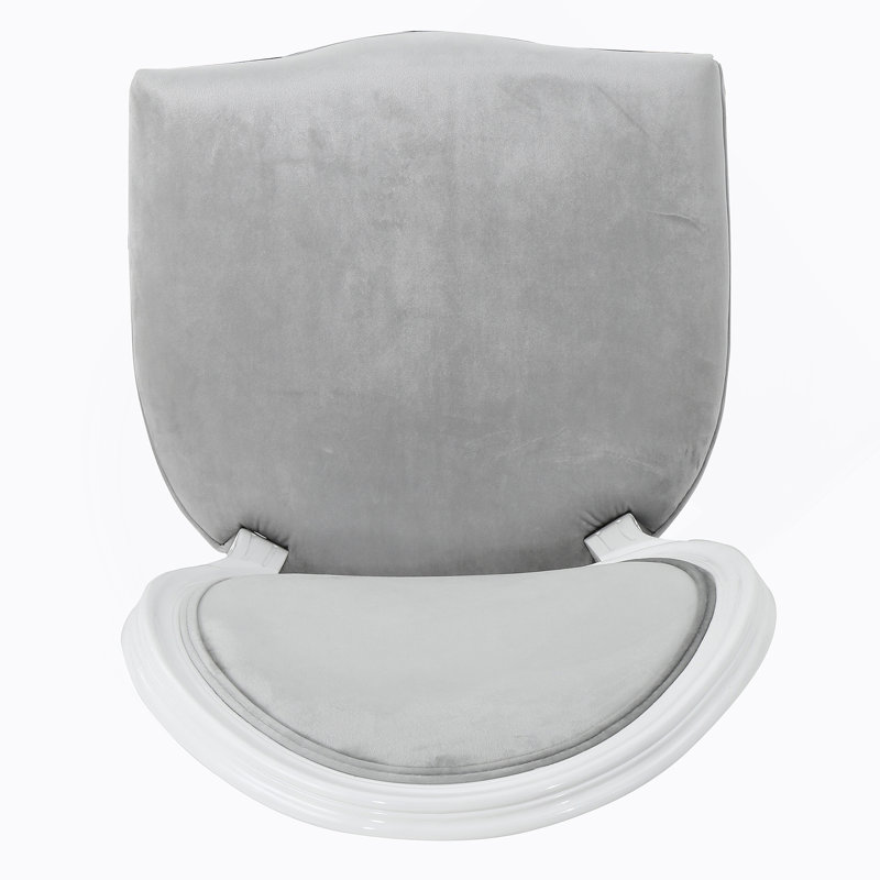 Ensemble de chaises Kd (ensemble de 2), Gris, Blanc