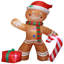 PMU Christmas - gonflable Holiday Gingerbread Man