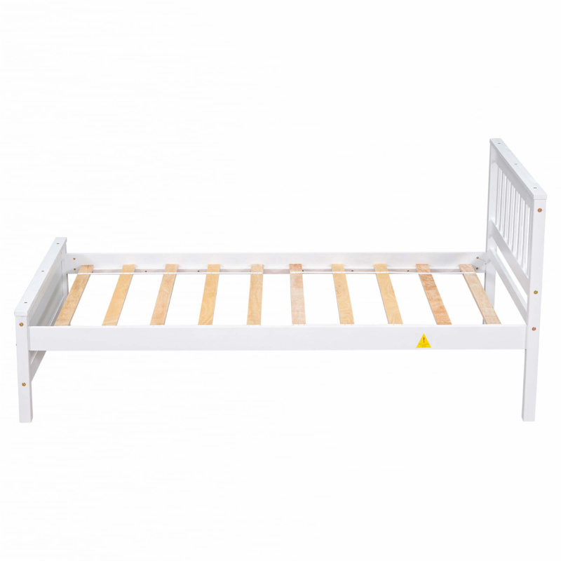 Platform Bed with a Nightstand