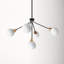 Andrea 5 Light Metal Dimmable Sputnik Chandelier