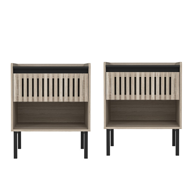 1 - Drawer Nightstand (Set Of 2)