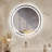 Airalyn LED Round Bathroom Mirror: Adjustable Brightness, Anti-Fog Feature, and Color Temperature Range of 3000K to 6400K for Perfect Illumination-1175262523