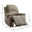 Fauteuil inclinable en microfibre polie-402967505