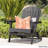 Foldable Dark Gray Wood Chair - For Rustic Outdoor Ambiance Gray, With Flair-1437689297-1437689300