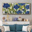 Cueillette de fleurs - Toile encadrée-2087223365