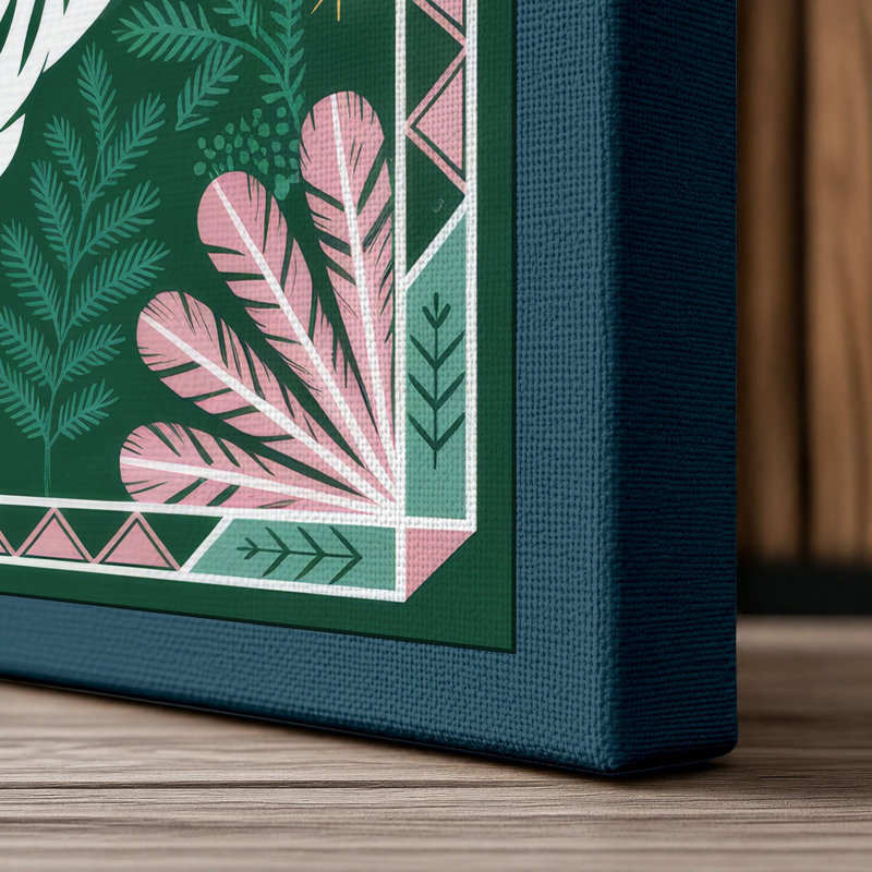 Print, 18x12 - 45.7 x 30.5 cm, Teal Border