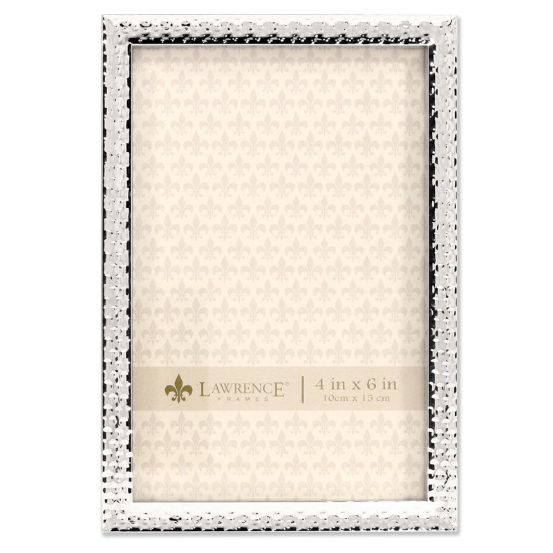 Cadre photo Belpre, Argent, 4 po x 6 po