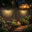 Solar Fence Lights Outdoor 4 Pack Solar Step Lights Led Powered Wall Lights Waterproof Warm Yellow Decor For Garden Backyard Front Door