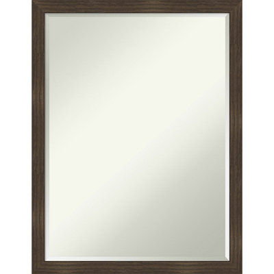 Vespi Solid Wood Rectangle Wall Mirror