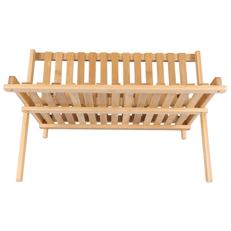 Eco-Friendly Bamboo Foldable Dish Rack