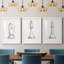 Chess Room Study I - Ensemble de 3 reproductions de cadres photo-472715344-472715347