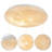 1-light Yellow Ochre Cotton Fringes Tiered Chandelier Ceiling Light