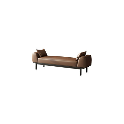 Immingam Faux Leather Upholstered Bench
