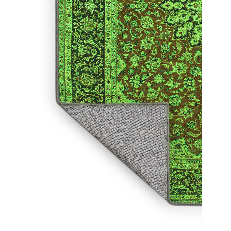 Mccarey Performance Oriental Indoor Rug, Rectangle 7' x 9'