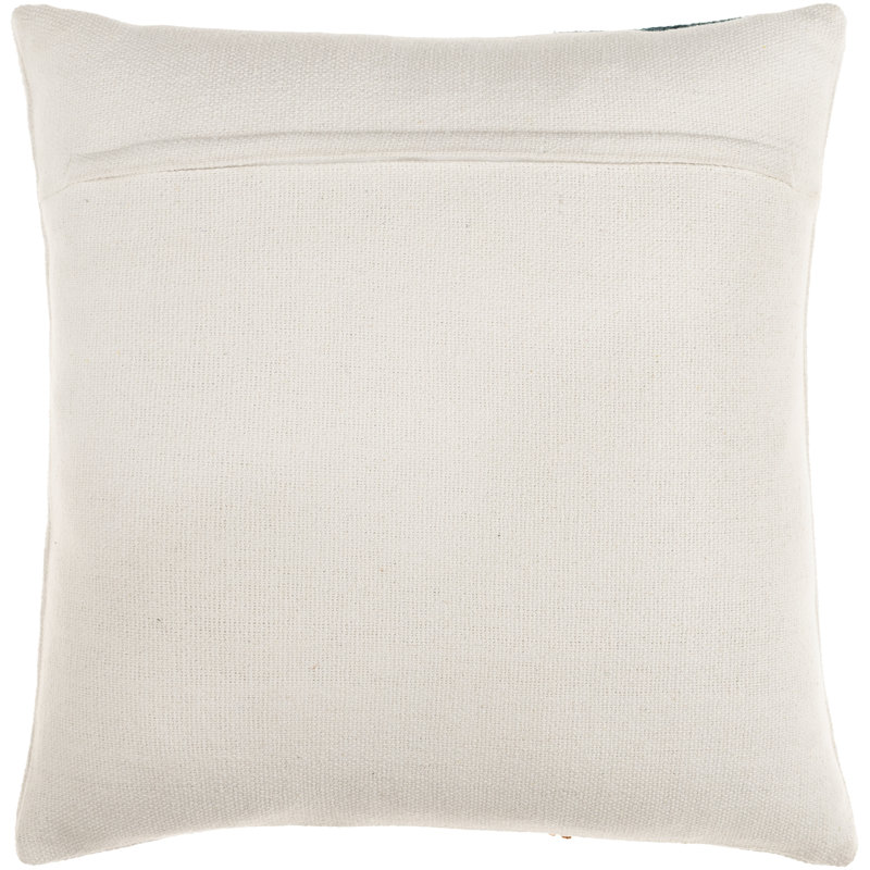 Fulbourn Embroidered Cotton Throw Pillow, Down