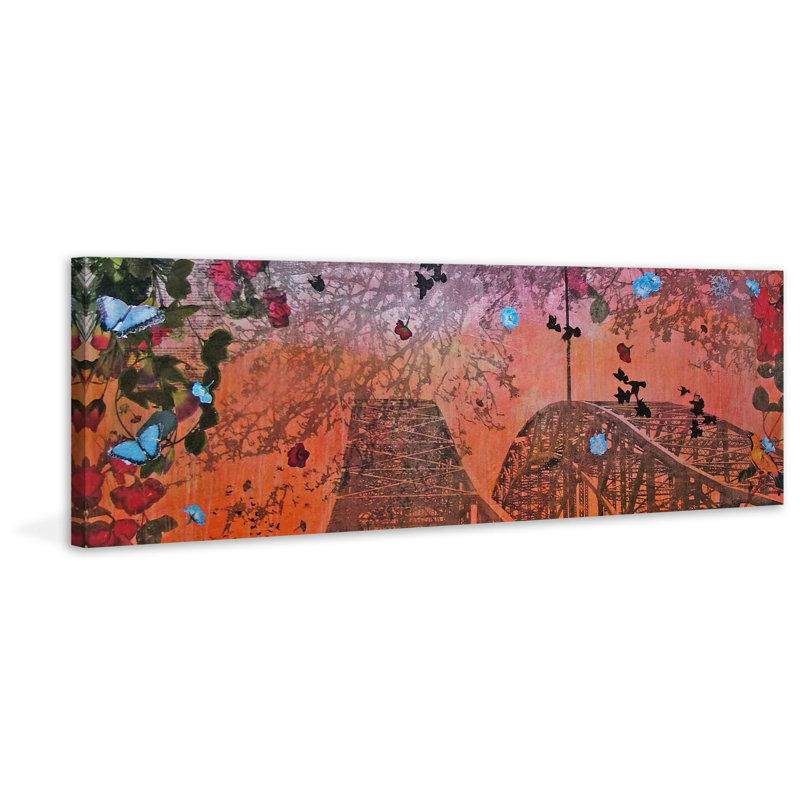 Moses Sunset by Tracy Silva Barbosa - Wrapped Canvas Panoramic Painting, 38 cm H x 114 cm W