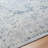 Loganne Beige/Dark Blue Machine Washable Area Rug-786590836
