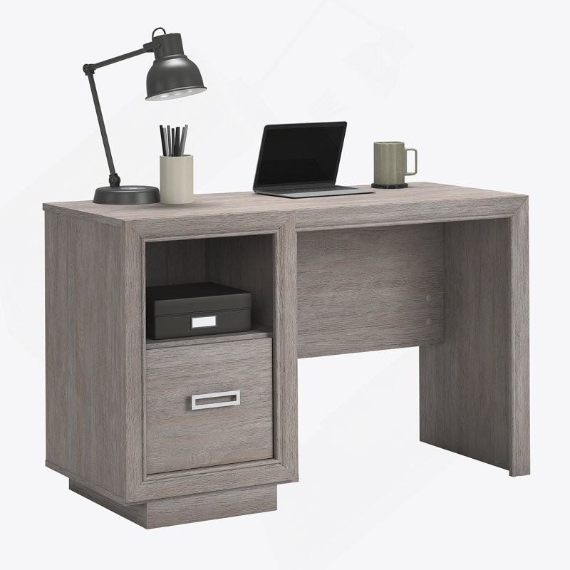 Bureau, finition gris moyen
