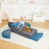 Similicuir gris / bleu est en rupture de stock