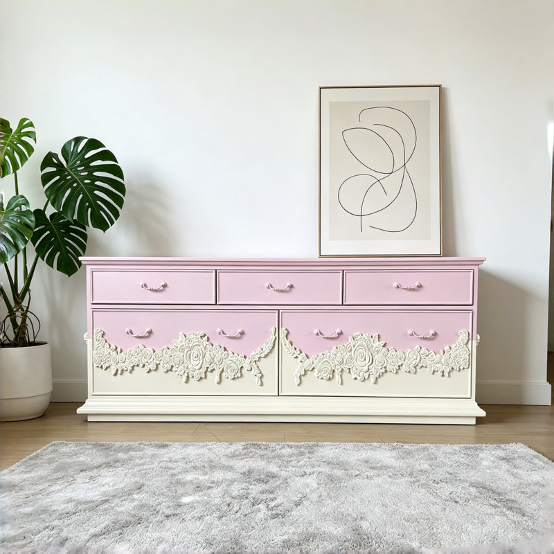 Meuble télé French Rose