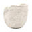 Textured Beige 8.5X5.5X6.3 Inches Sand And Cement Shell Planter, Suitable For Hyacinth Planting Planter With Surface, Great Displays