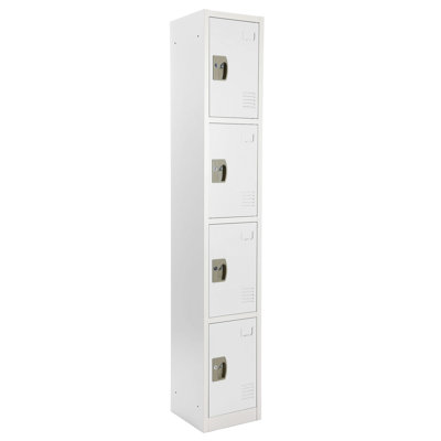72" Steel 4-Tier Key Lock Storage Locker