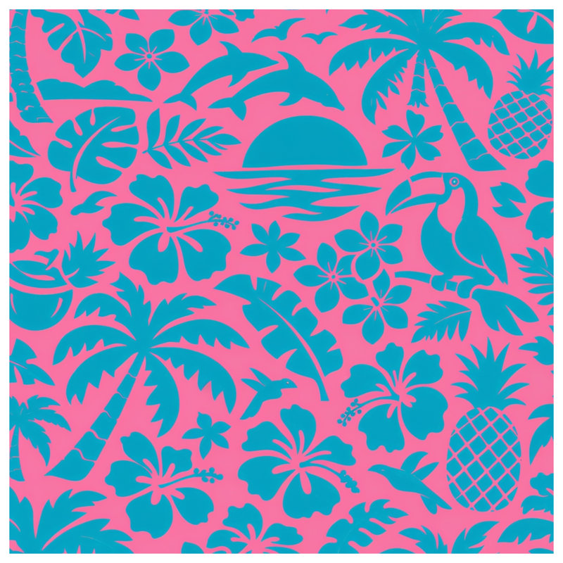 Coussins décoratifs Tropical Hawaiian, 18 x 18 inches