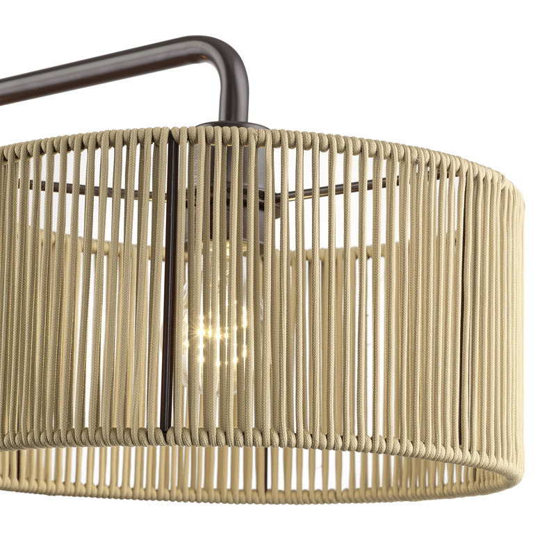 Très grand lustre linéaire Goldiemesh