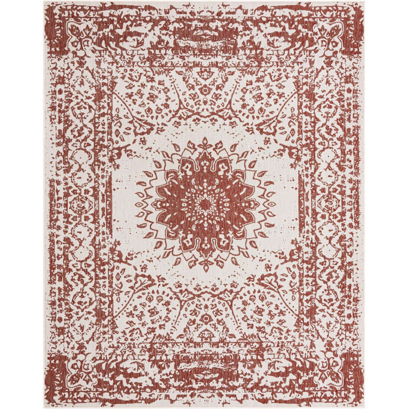 Tapis de couloir Contemporary Hitchens, Rectangle 7 pi 10 po x 10 pi