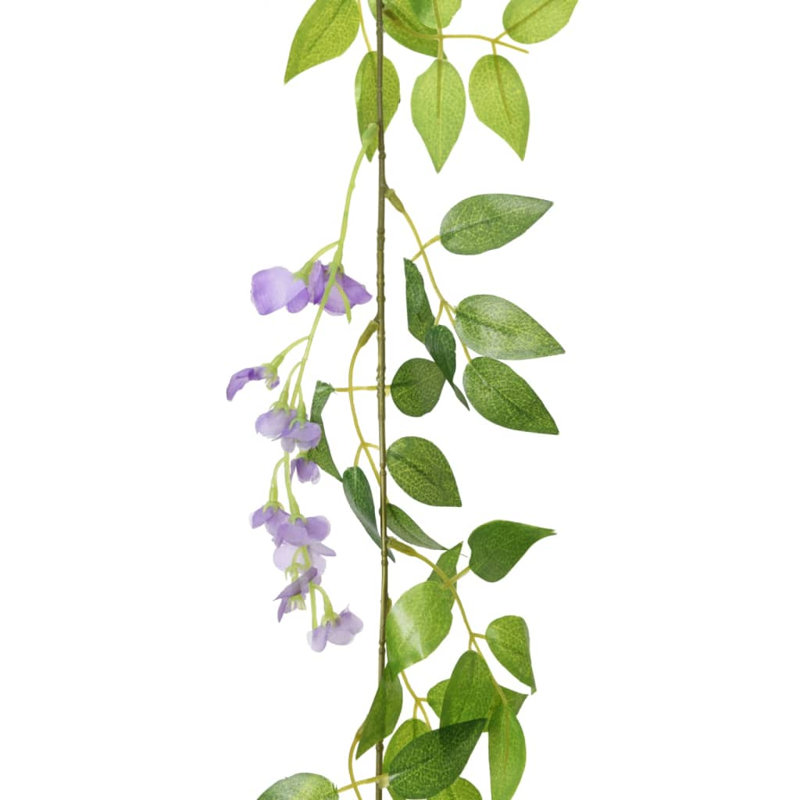  Flower Garlands 6 pcs 200 cm, Purple