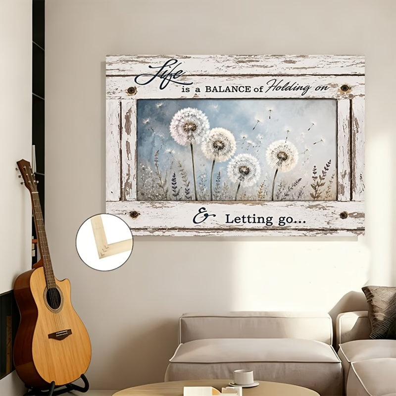 1 Piece Wrapped Canvas Wall Art, 60cm H x 40cm W