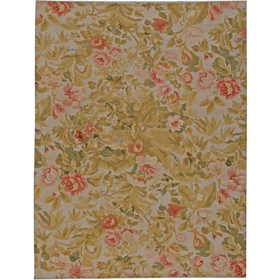 Tapis moderne en laine tissé à la main Bessarabian Modern 6 pi 4 po x 8 pi 6 po