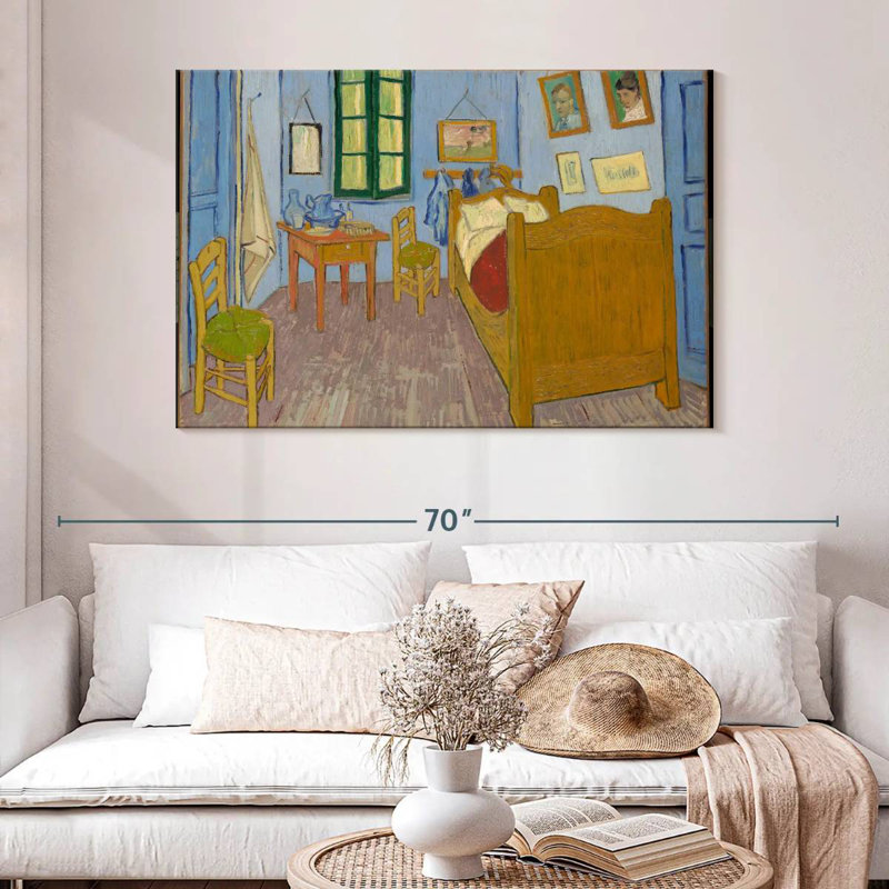 Chambre à coucher à Arles, H 32 po x l 48 po