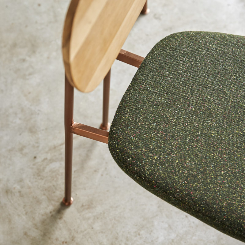 Yutapi Upholstered Dining Chair, Green