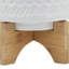 POT DE FLEURS 5 "AVEC SUPPORT EN BOIS