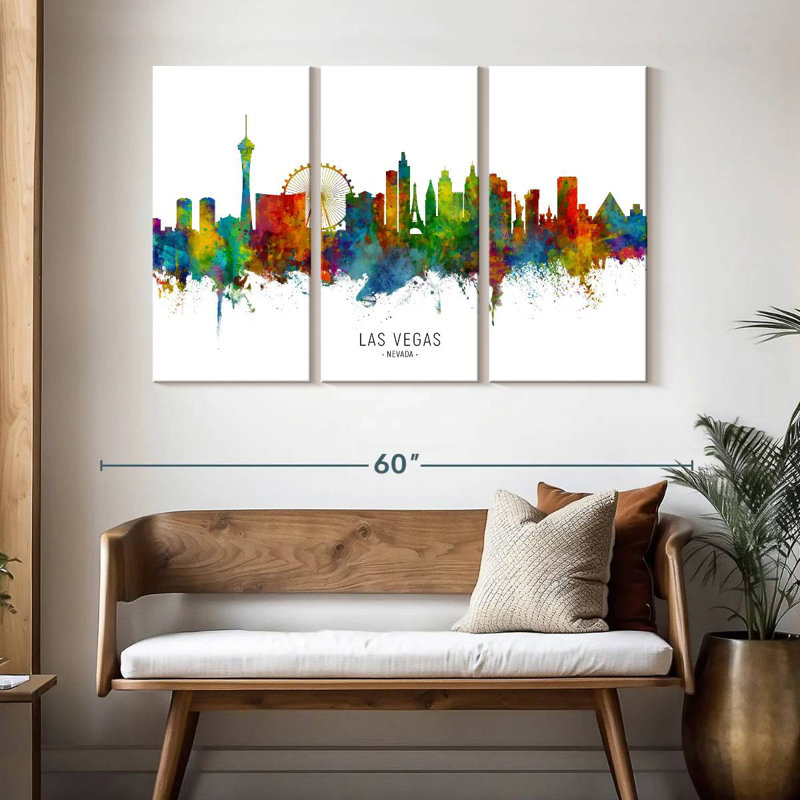 Skyline Sirec Las Vegas Nevada I, H 32 po x l 50 po