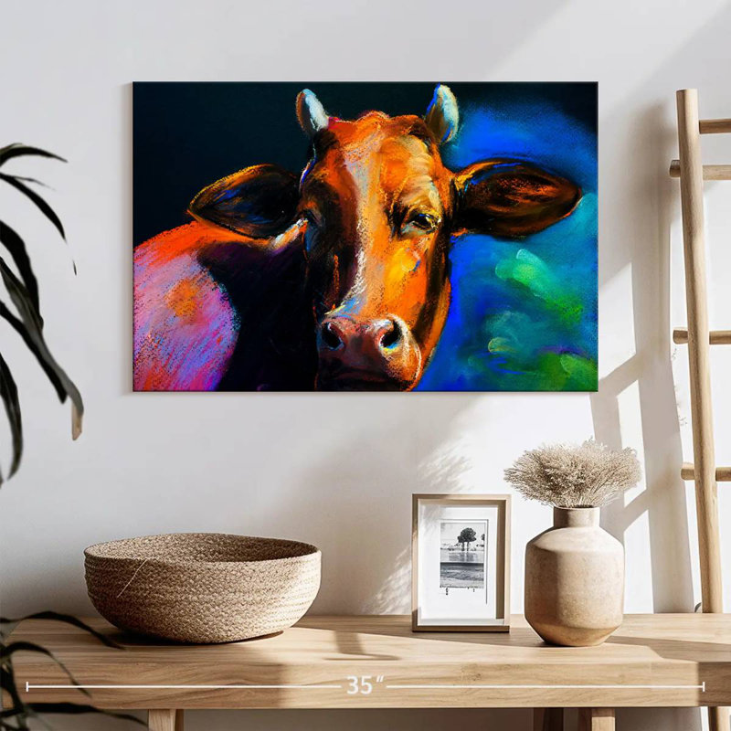 Brampt Cow Head, 20" H x 30" W
