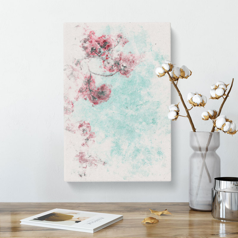 Cherry Blossom Tree Branches - Wrapped Canvas, 60cm H x 40cm W x 4cm D