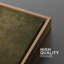 «Earthy Green Abstract Misty Art», reproduction d'art sur toile encadrée-120783656-120783649