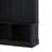 ON-TREND Modern All-In-One Hall Tree With Adjustable Shelves, Classic Arched Farmhouse Storage Bench With Dual Side Cabinets, Elegant Entryway Organizer With 7 Hooks For Mudroom, Hallway, Black-1012820708
