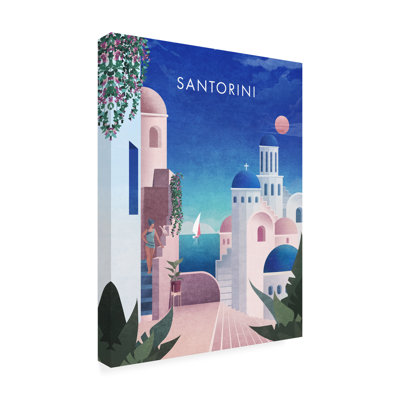 "Emel Tunaboylu Santorini", art sur toile